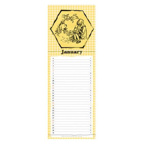 Winnie the Pooh Official 2019 Sketch Slim Calendar Extra Image 1